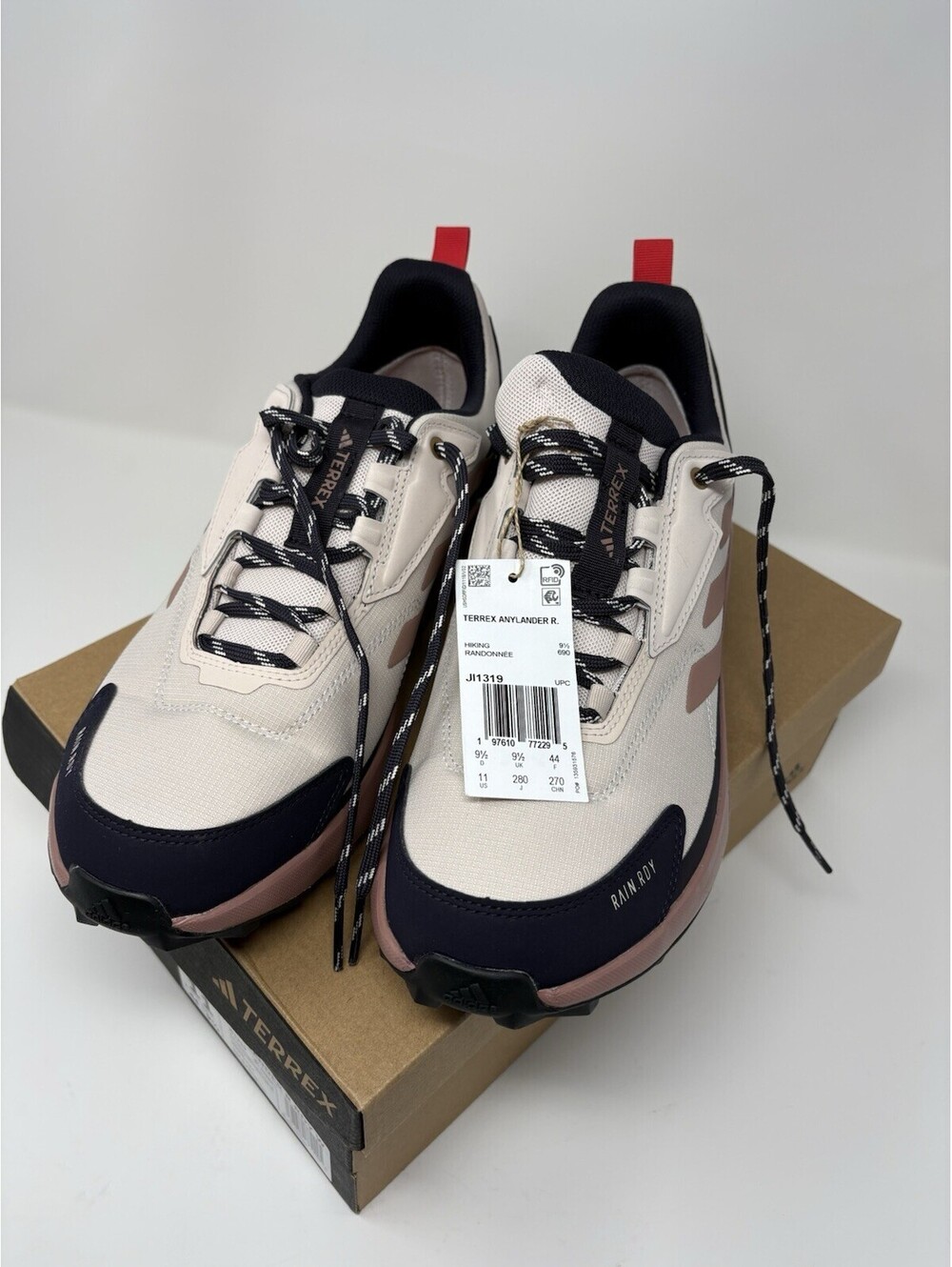 Adidas Terrex Anylander Rain.RDY Putty Mauve (Women's) JI1319 Size 11, Men’s 9.5